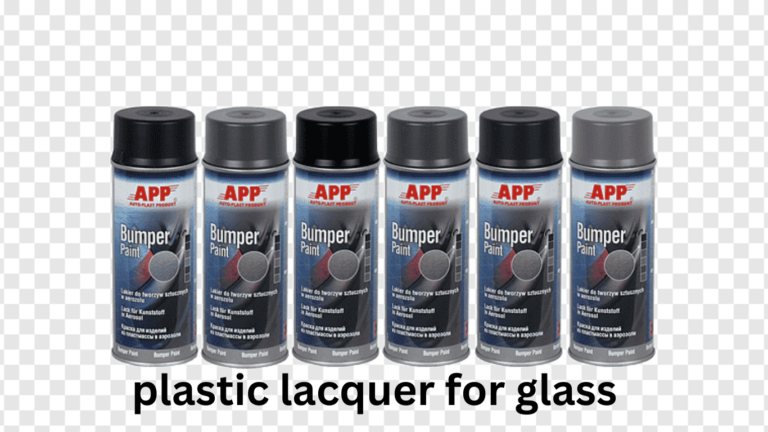 plastic lacquer for glass