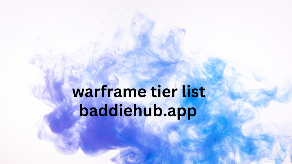 warframe tier list
