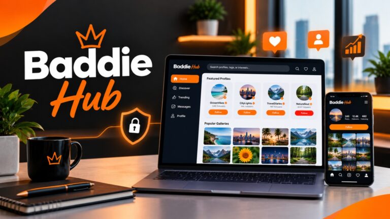 Baddie Hub representing digital identity, online popularity, and modern fashion trends