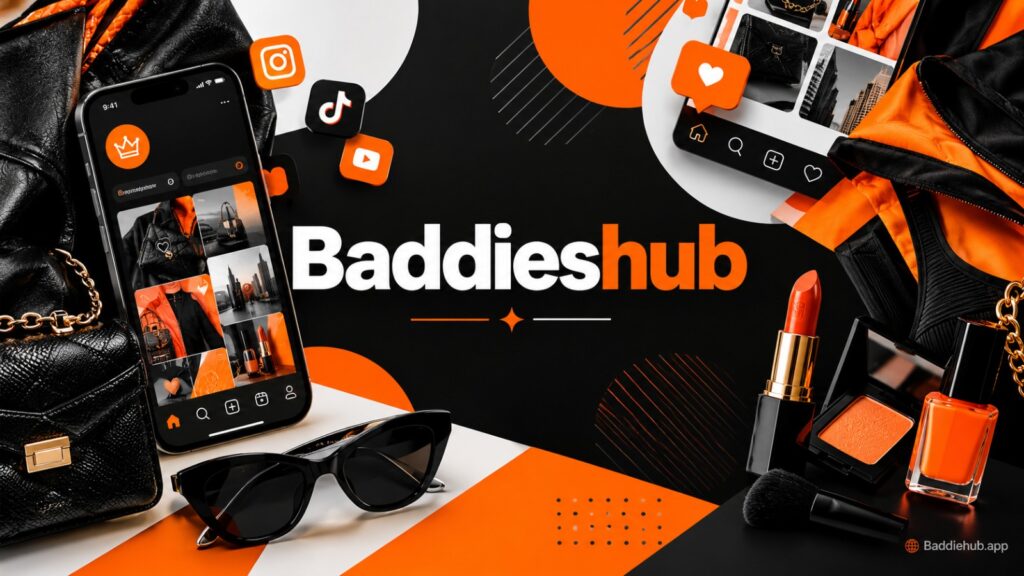 Baddieshub representing modern fashion culture, online presence, beauty trends, and digital identity.